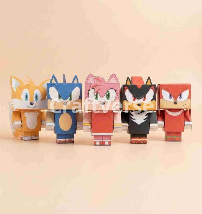 Sonic Heroes 3D Papercraft Collection